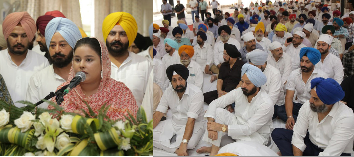 During the last prayer of Surjit Singh Kohli, thousands of people, including the speaker, paid their respects